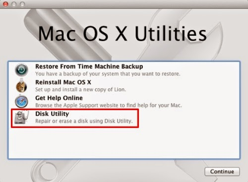 disk utility